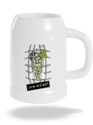 Nevinný Hrozen půllitr White