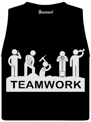 Flákači dámské tílko volné Black