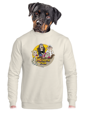 unisex mikina bez kapuce