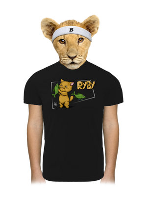 Kočičí horoskop: Ryby dětské sportovní tričko Black