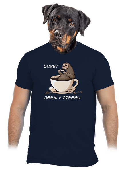 V pressu pánské tričko Navy