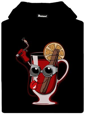 Svařák dámská mikina klokanka Black