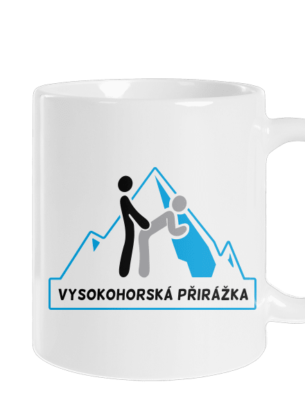 Vysokohorská přirážka klasický hrnek White