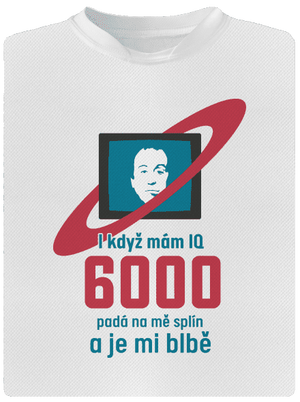 IQ 6000 pánské sportovní tričko White