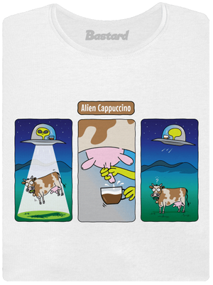 Alien Cappuccino dámské tričko premium White