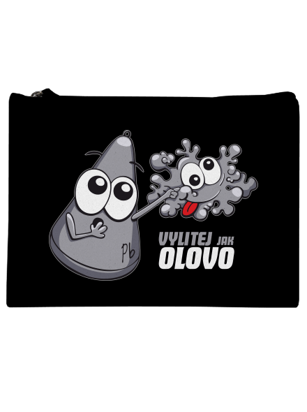 Vylitej jak olovo taštička Black