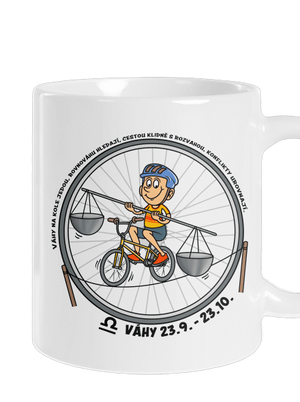 Cyklistický horoskop: Váhy klasický hrnek White