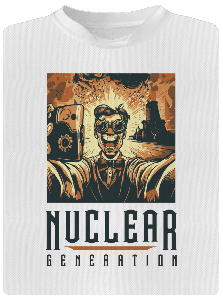 Nuclear generation dětské sportovní tričko White