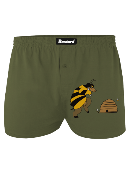 Pan včelka pánské trenky Khaki