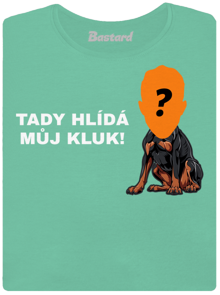 Tady hlídám já dámské tričko premium Mint Mal