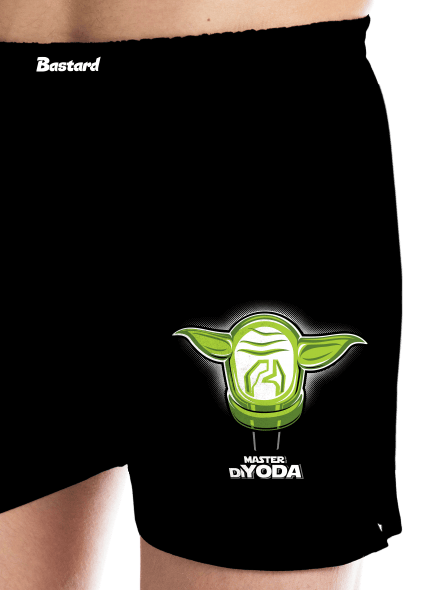 Mistr DiYoda pánské trenky Black