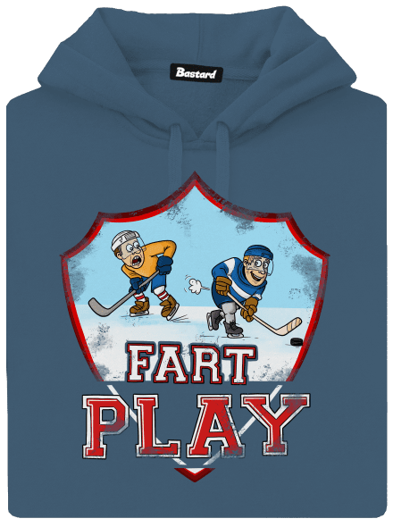 Fart Play dámská mikina klokanka Denim