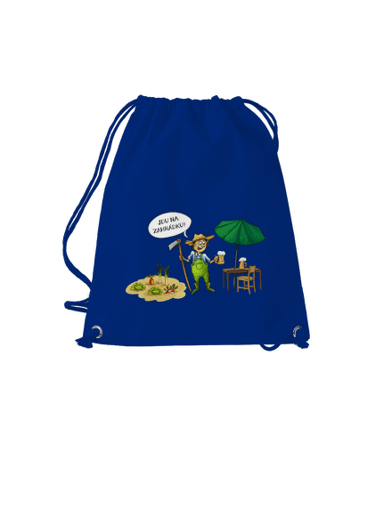 Jdu na zahrádku vak Royal Blue Mal