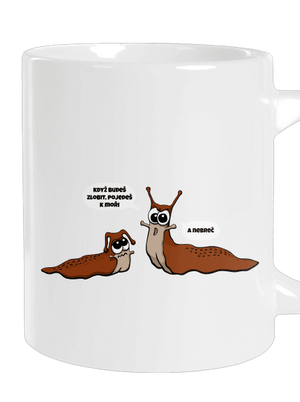 Slimáci velký hrnek White