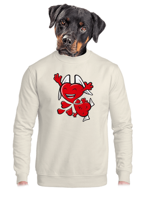 unisex mikina bez kapuce