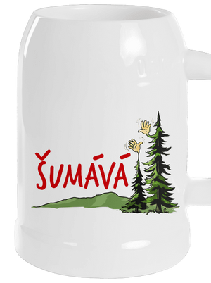 Šumává půllitr White