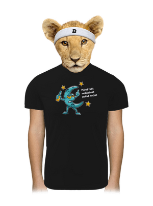 Pořád noční dětské sportovní tričko Black