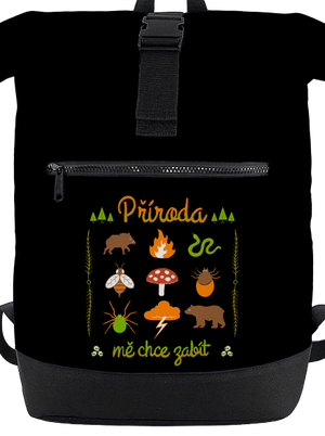 Příroda mě chce zabít batoh Black