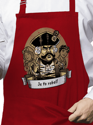 B14: S čerty nejsou žerty zástěra Red