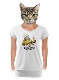 dámské tričko s lemem