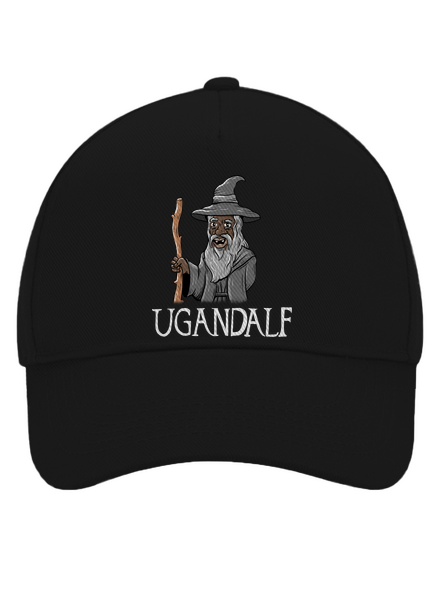Ugandalf kšiltovka baseballka Black