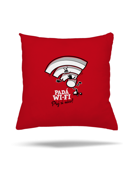 Padá wi-fi polštář Red
