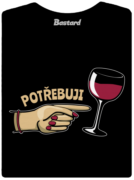 Rodinné potřeby dámské tričko Black