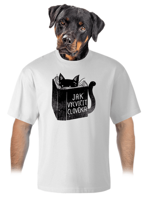 Povinná četba unisex tričko oversized White