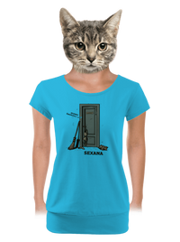 dámské tričko s lemem