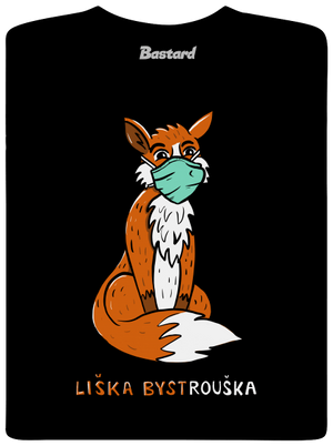 Liška Bystrouška pánské tričko Black