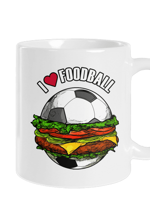 Foodball klasický hrnek White