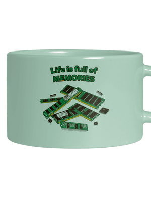 Uchováno v paměti hrnek makronka Mint Macaron