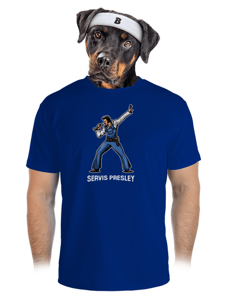 Servis Presley pánské sportovní tričko Royal Blue Mal