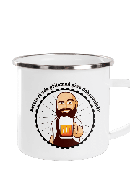 Pivo dobrovolně plecháček White