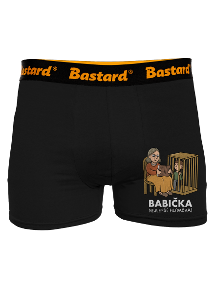 Babička hlídačka boxerky Black
