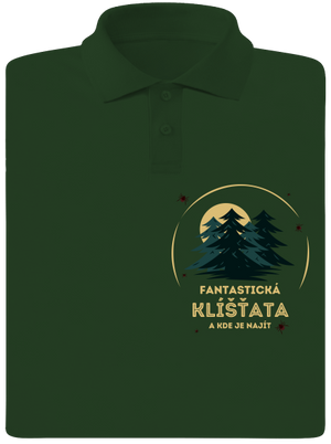Fantastická klíšťata pánská polokošile Bottle Green Mal
