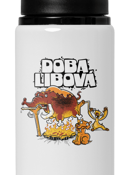 Doba libová lahev na vodu White