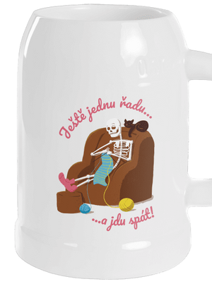 Ještě jednu řadu půllitr White