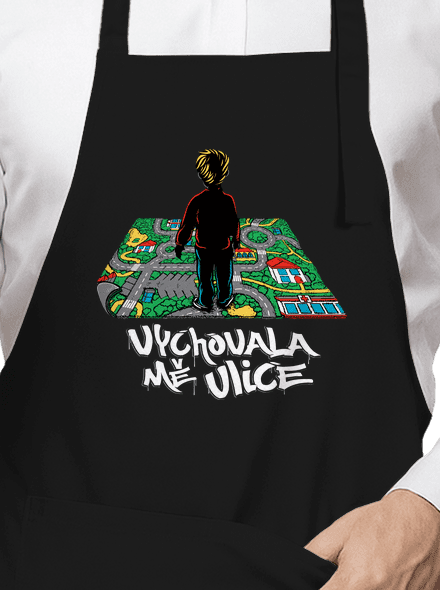 Vychovala mě ulice zástěra Black