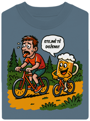 Doženu tě unisex mikina bez kapuce Nordic Blue