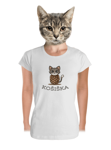 Košiška dámské tričko premium White