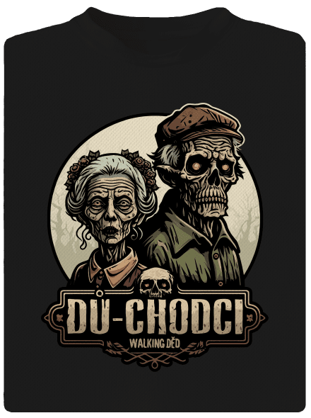 Dů-chodci dětské sportovní tričko Black