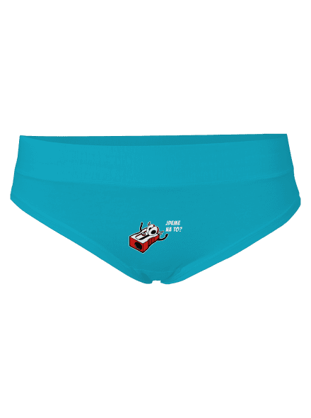 Jedině s gumou dámské kalhotky Turquoise