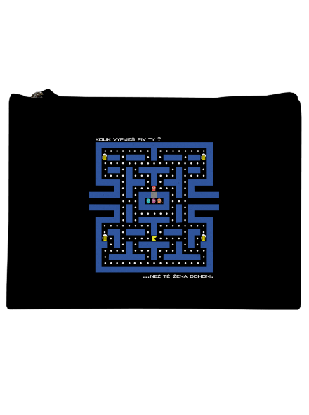Pac-Man pivo taštička Black