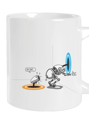 Portal velký hrnek White