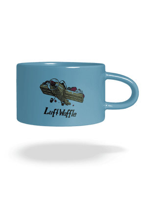 Luftwaffle hrnek makronka Blue Macaron