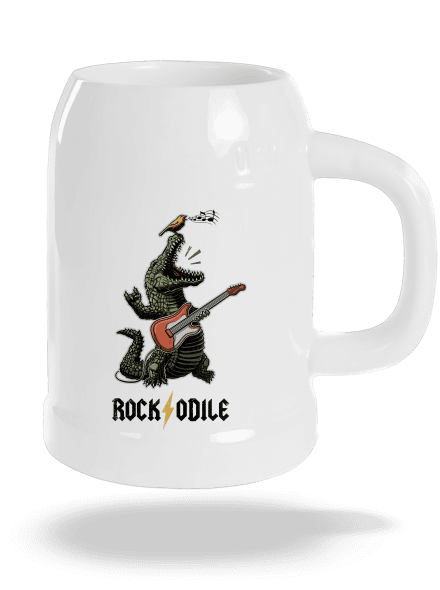 Rockodile půllitr White