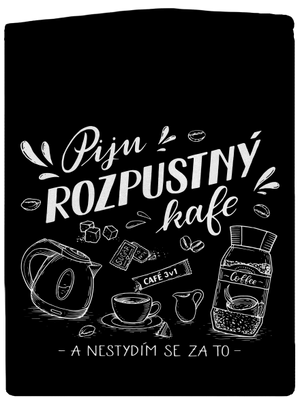 B12: Piju rozpustný dámská mikina na zip Black