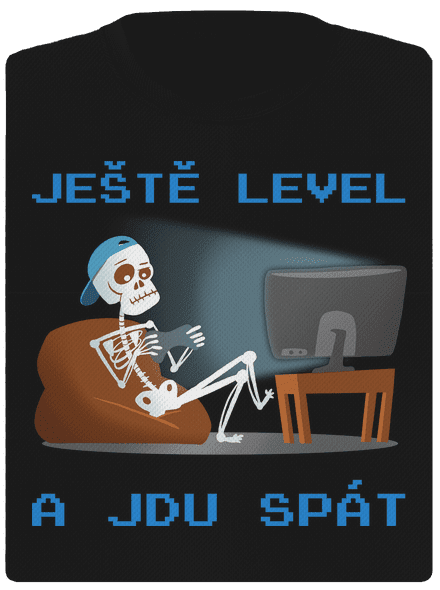 Ještě level dámské sportovní tričko Black