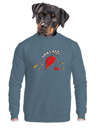 unisex mikina bez kapuce